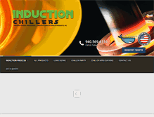 Tablet Screenshot of inductionchiller.com